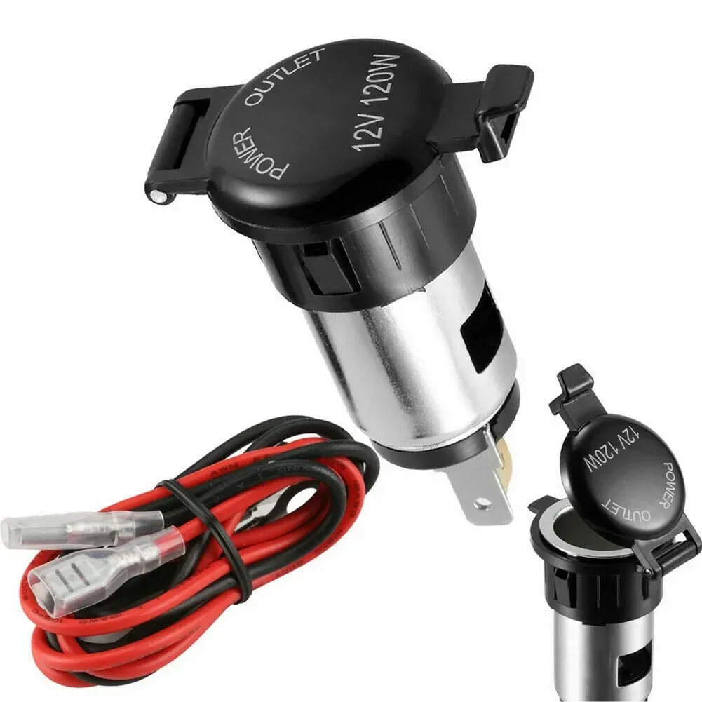 12V USB Car Cigaret Lighter Waterproof Socket Charger Power Adapter Cable Fuse 3.0cm/1.18″ Power Lighter Socket Outlet Plug PART