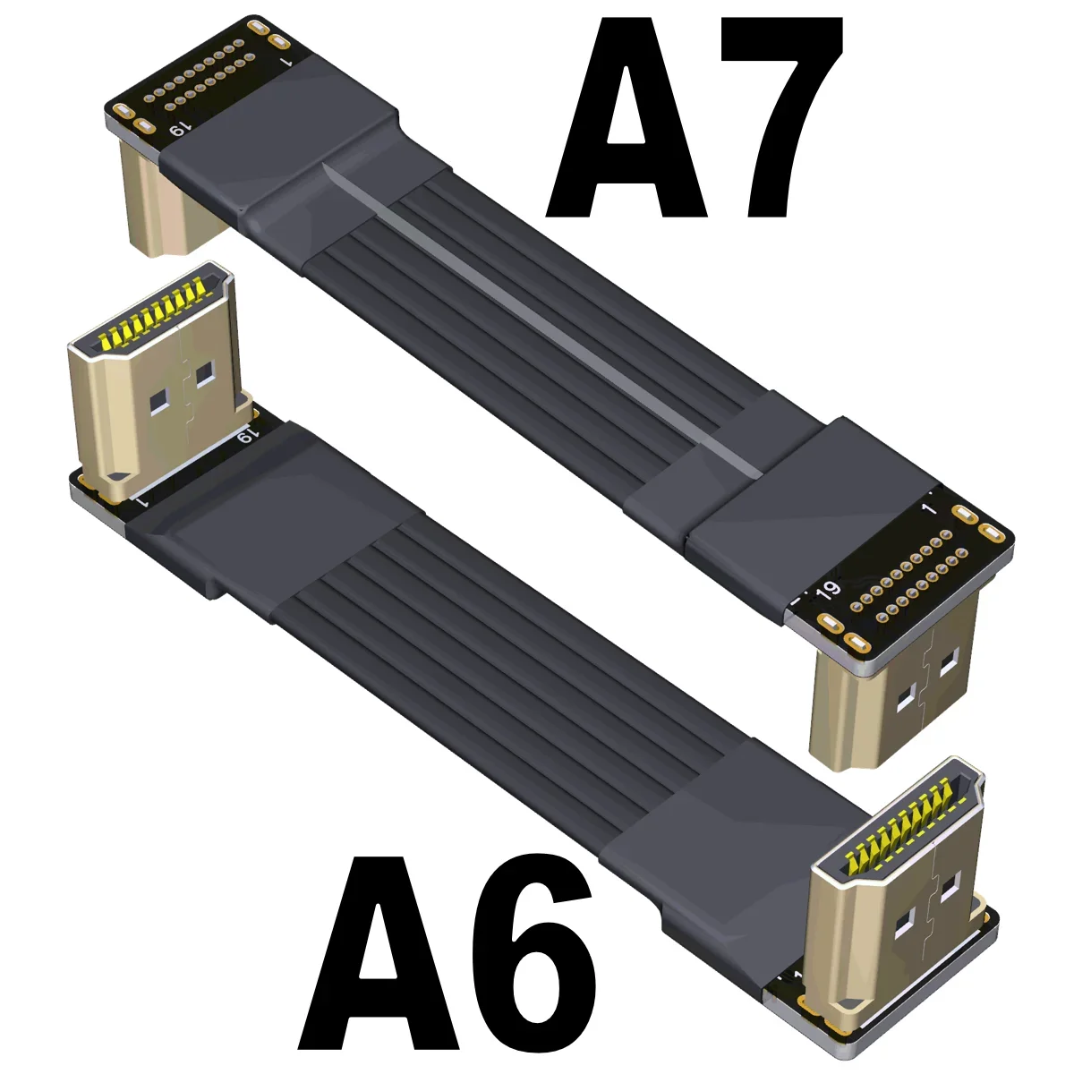 Hdmi 2.1 mannelijk naar mannelijk ingebouwde HD video-verlengkabel ondersteunt 2K/240 Hz 4K/144 Hz