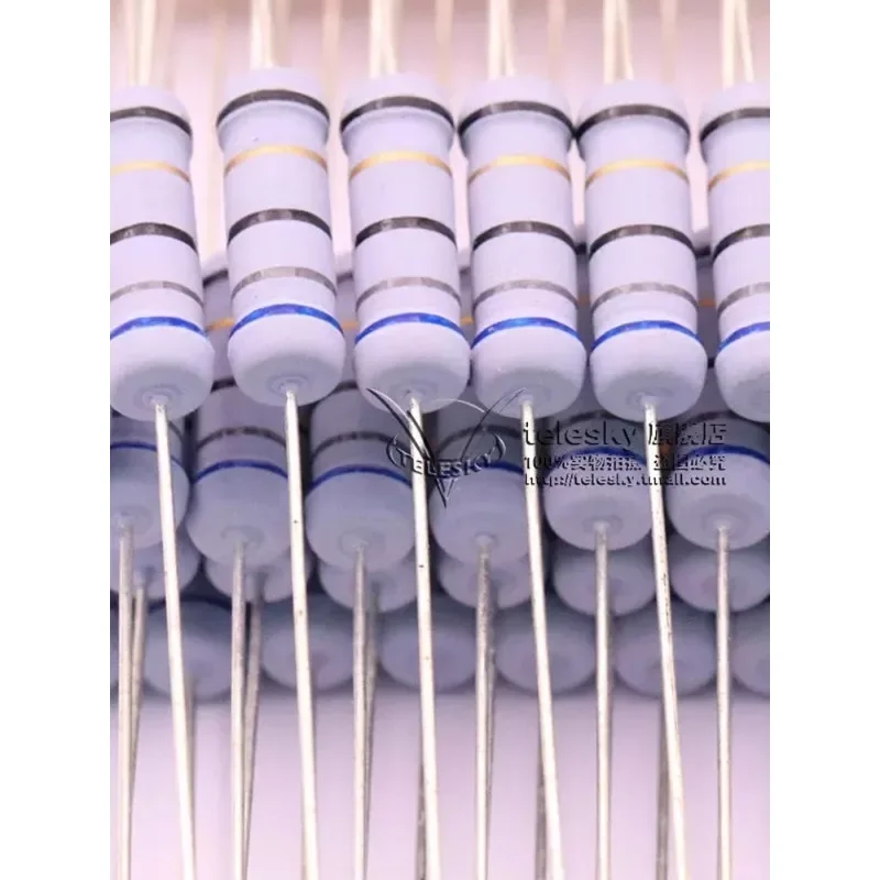 20PCS 2W 5% Wire Wound Resistor Fuse Winding Resistance 0.1 0.15 0.22 0.33 0.47 0.5 1 2.2 3.3 4.7 5.1 8.2 10 20 22 47 51 100 ohm image 5