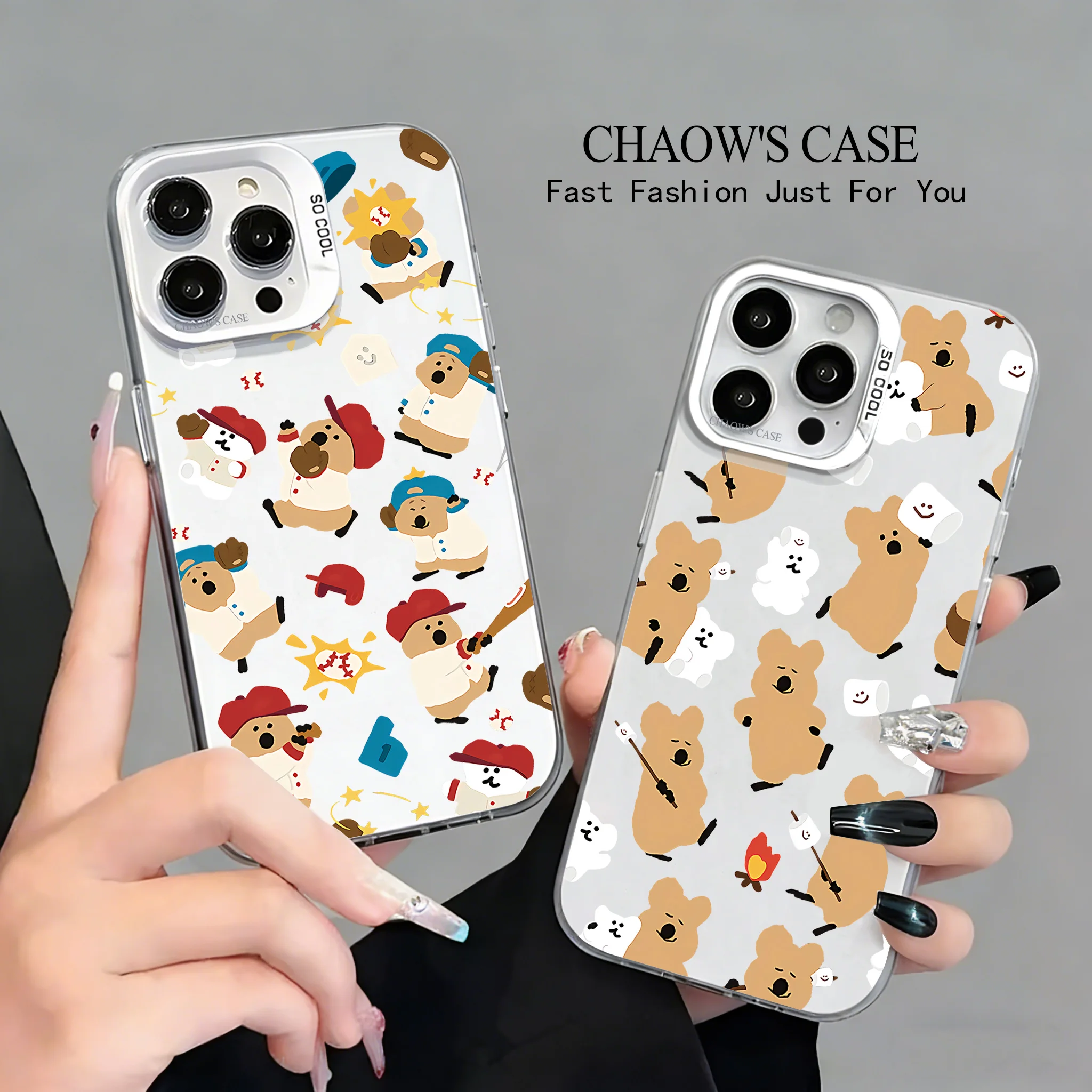 Cute Cartoon Bear P…