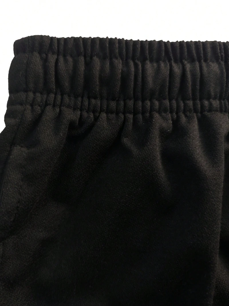 Men's Shorts with Side Pockets, Elastic Waistband with Drawstring, Suitable for Outdoor Leisure Travel, Plain and Simple