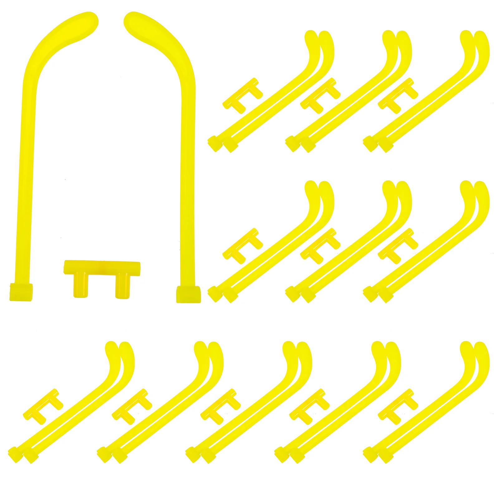 

30Sets Glow Glasses Parts Plastic Replacement Eyeglasses Temples Easy Install Glow in Dark Glasses Accessories Party Kit