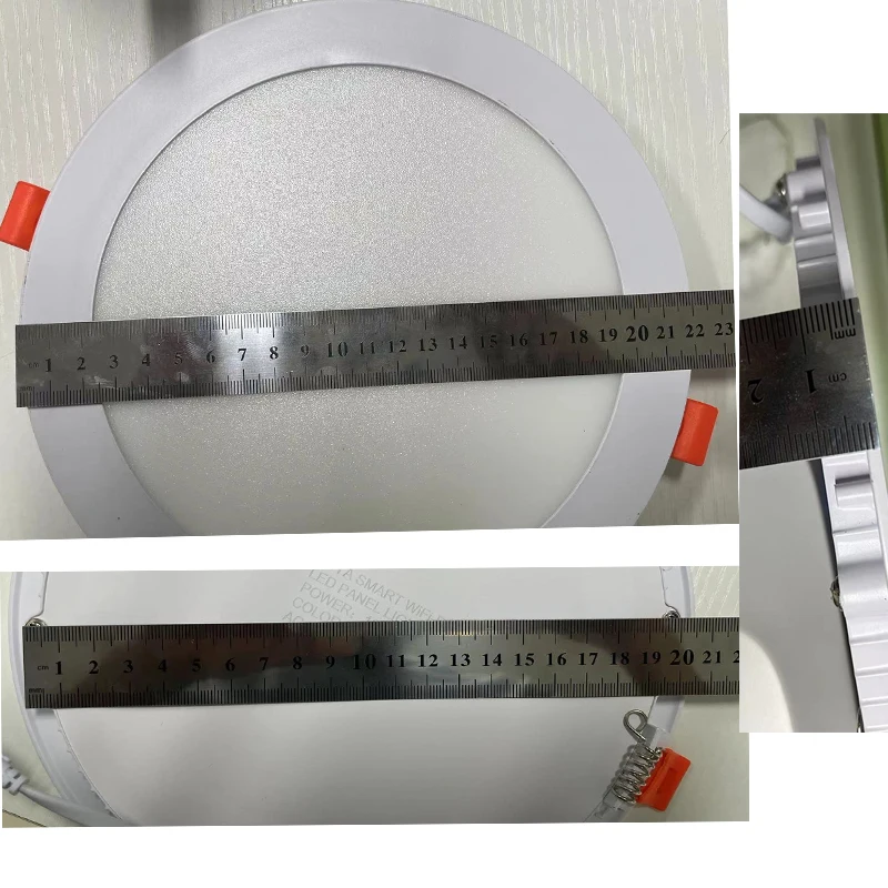 Tuya-Wi-Fi Smart Downlight, Ultrafino 18W, Funciona com Alexa e Google Home