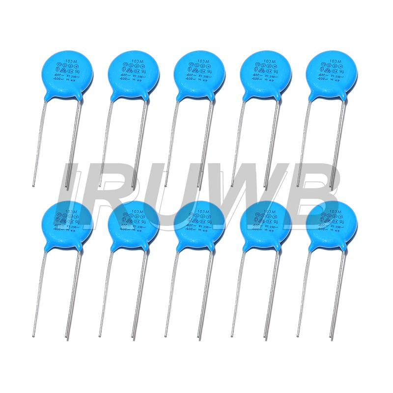 20PCS Safety Capacitor Y1 Y2 470PF 1000PF 1NF 2.2NF 4.7NF 10NF 250VAC 400VAC 102M 103M 471M 222M 472M