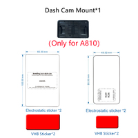 for 70mai Dash Cam Mount For 70mai Dash Cam A810 Mount  for 70mai A810 Car DVR VHB Sticker holder Static Stickers