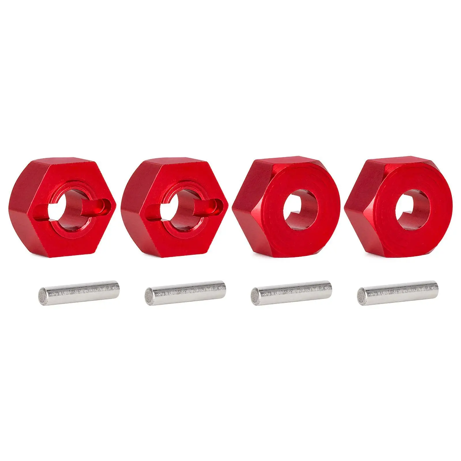 Adattatori per mozzo ruota motrice per auto RC in alluminio antiscivolo professionale sostituisce facile da installare fai da te per 1/14 RC 14210 con perni