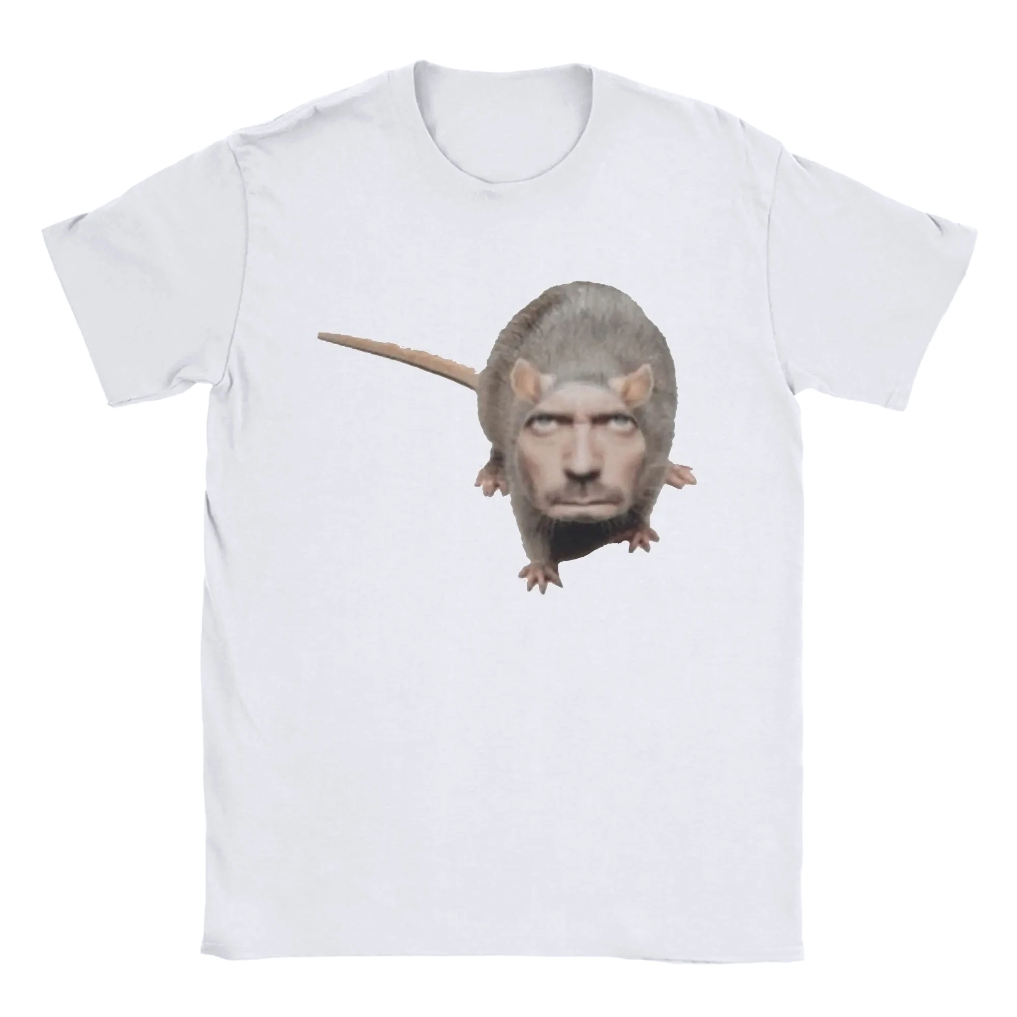 Low Quality Dr House Rat Fun Meme T-Shirt Summer T-Shirts for Woman Novelty Pattern Tee Shirt Short Sleeve Classic Fun Clothes