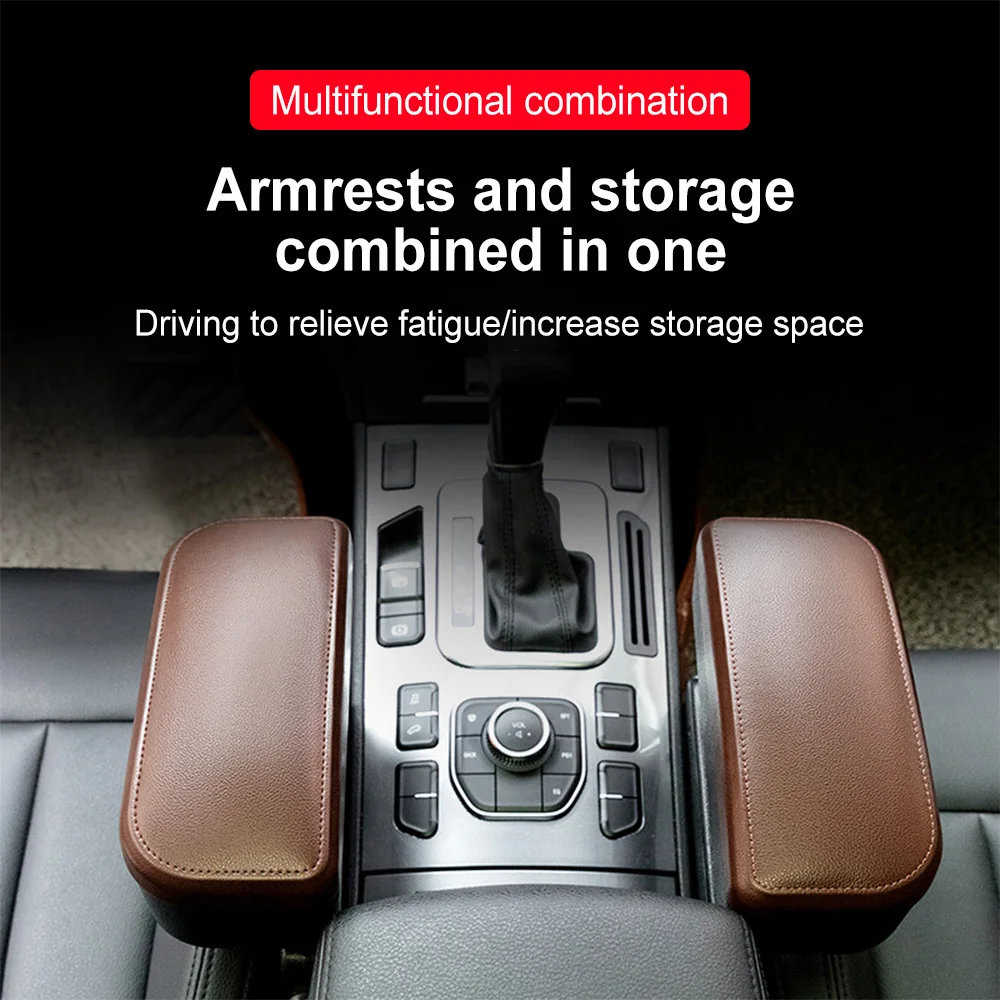 Car Armrest Box Car Storage Box Armrest Support Lifting Type Universal Seat Seam Car Supplies Enhanced Driving Comfort