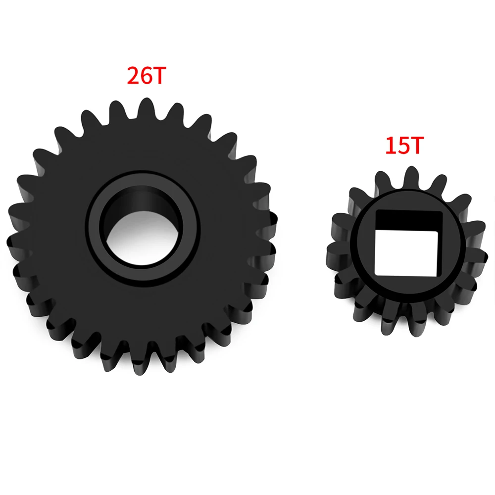 TRINOOD 26T+15T Portal Gears 24T/22T+12T Overdrive Underdrive Helical Axle Gears for 1/18 AXIAL UTB18 CAPRA/TRX4M RC Crawler Car