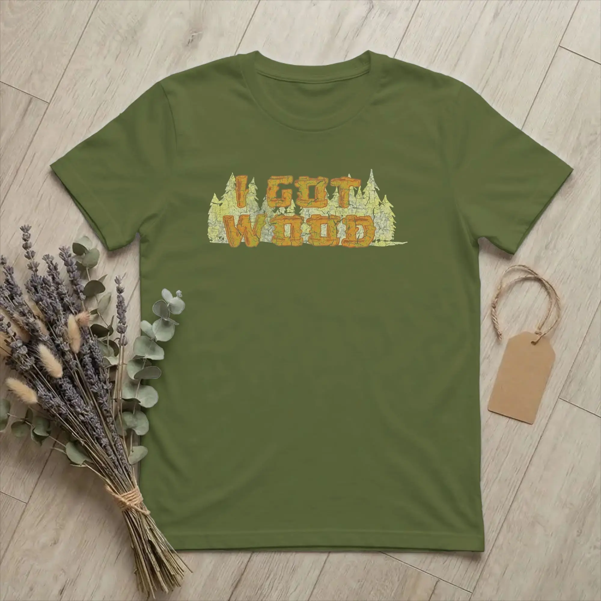 Shauns Zombie Dead I Got Wood T Shirts Men Cotton Fashion Male T-Shirt Round Collar Ed Custom Tee Shirt Short Sleeve Tops Summer