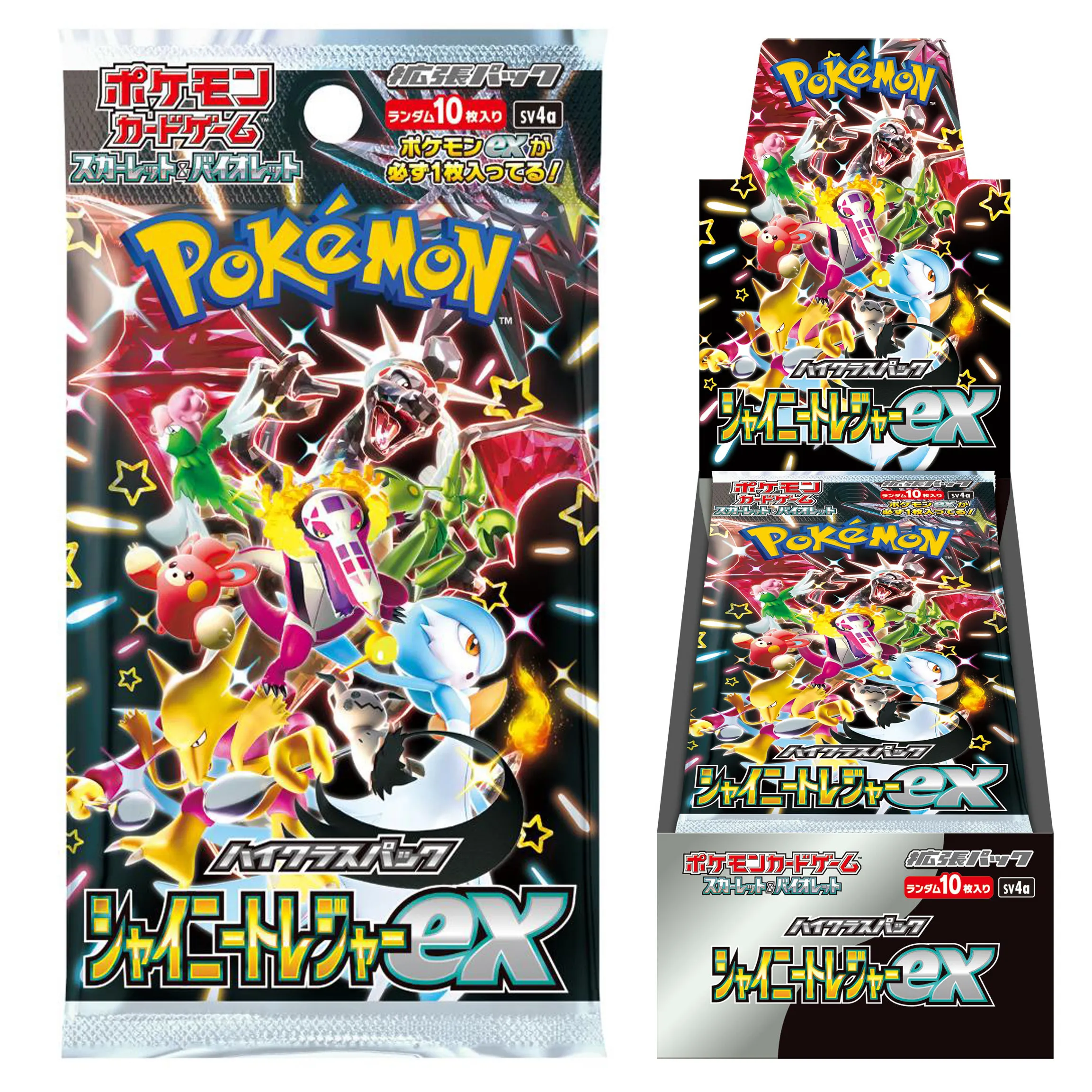 

Pokemon Tcg Shiny Treasure Ex Sv4a Japanese Original Flash Cards Booster Pack Official Authentic Collection Cards For Adult
