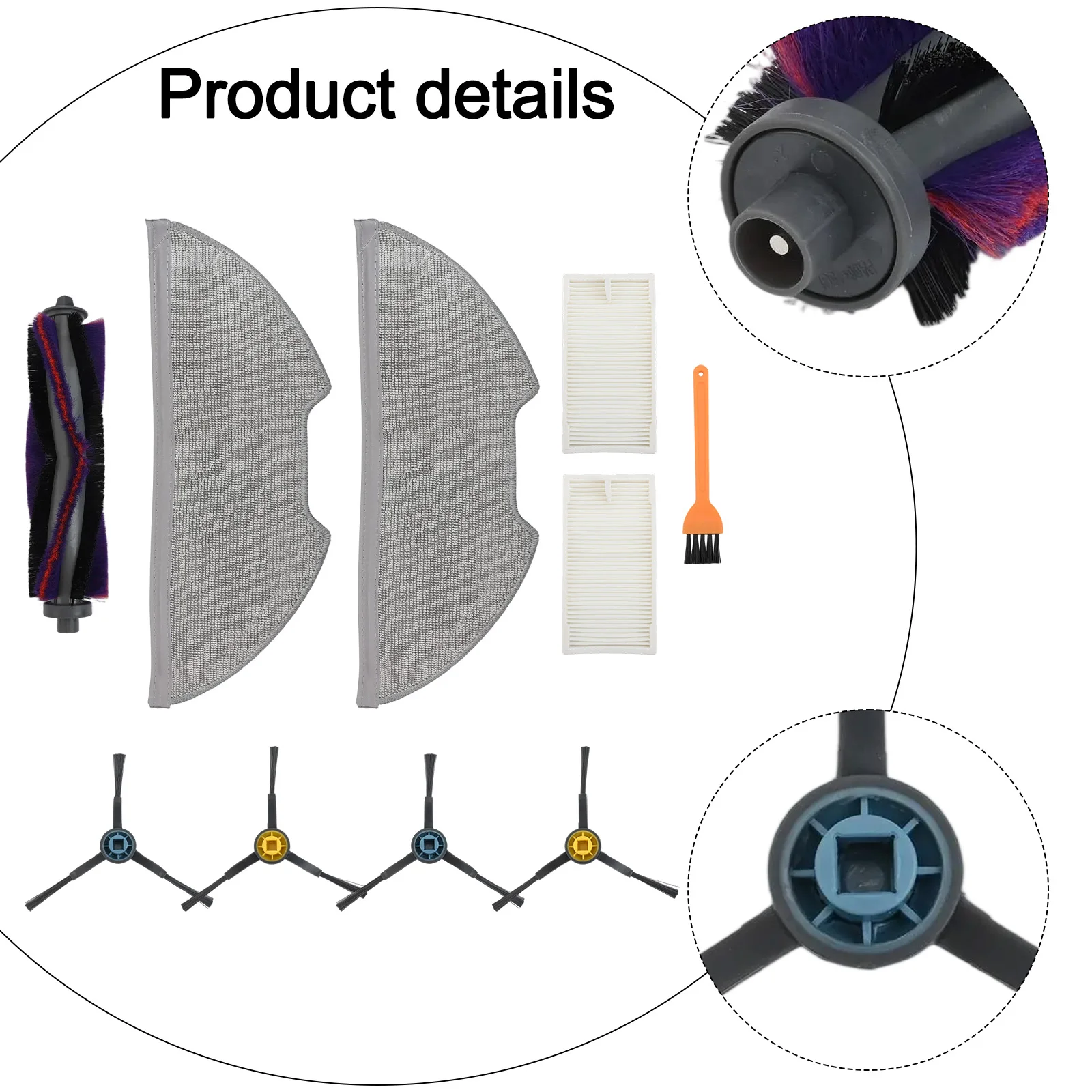 Replacement Parts Accessories For Eureka E10s Robot Vacuum Cleaner Filter Mop Household Cleaning Tools Accessories Cleaning