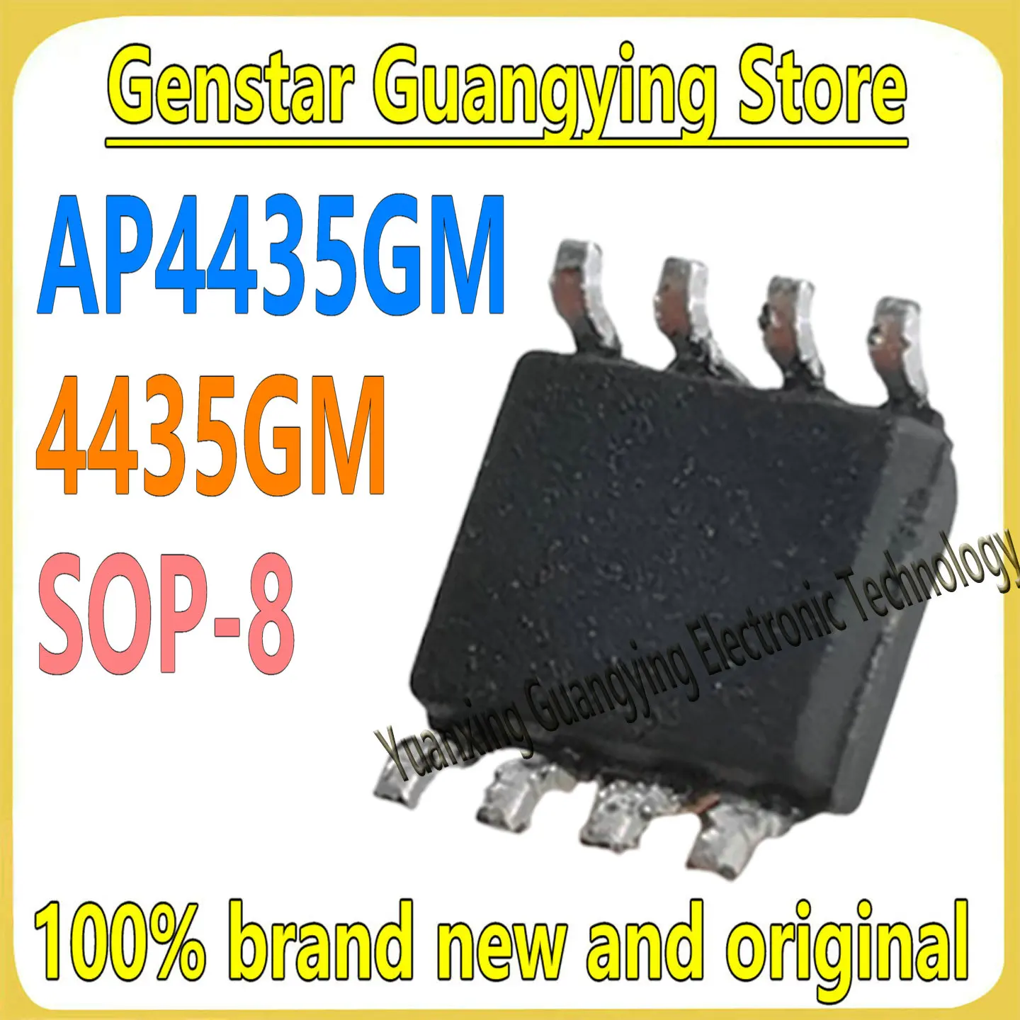 (5-10 Pieces) AP4435GM AP4435 4435GM 4435 SOP-8 30V 9A P-channel MOSFET Field Effect Transistor Chip 100% Brand New