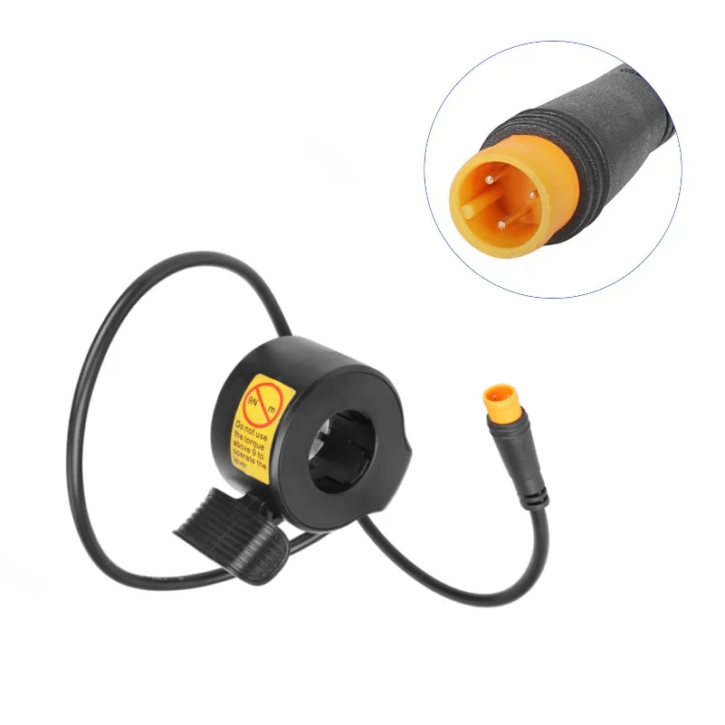 AliExpress NONE 3 Pin Waterproof Connector 130X Thumb Throttle Accelerator For Bafang BBSHD 36V 48V Electric Bike Finger Control Throttle