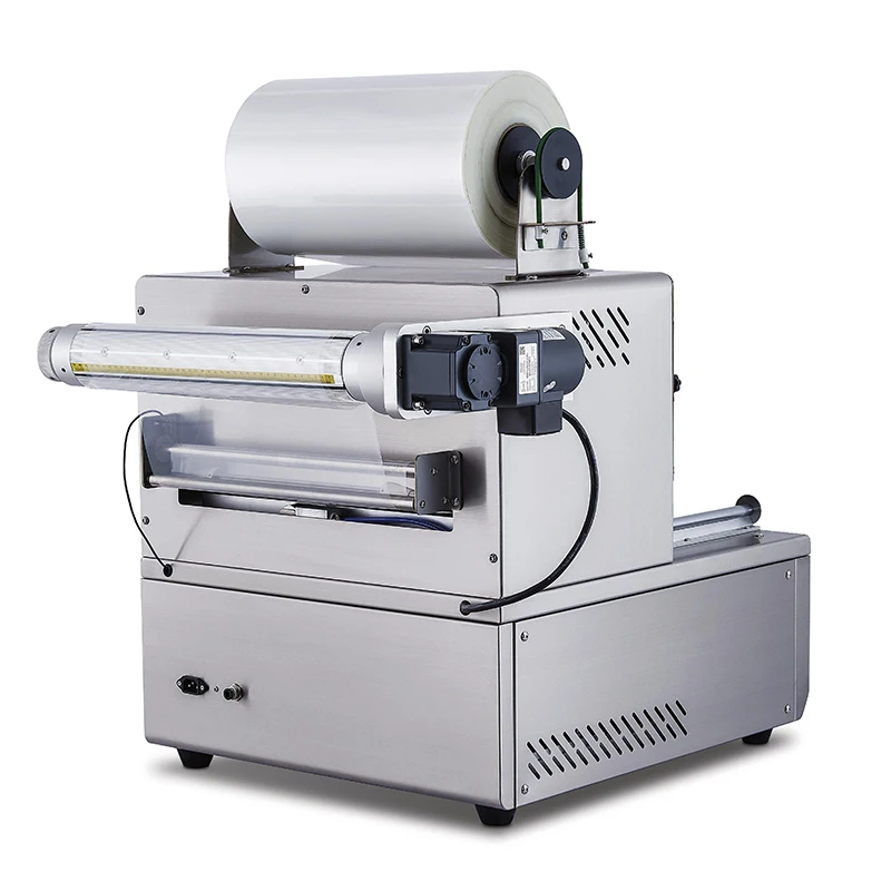 DJT-400G Desktop gas flushing air flow replacement modified atmosphere packaging plastic tray sealing machine