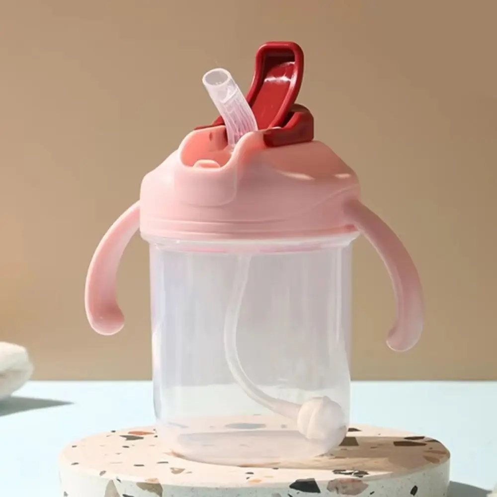 

Leak-proof Toddler Water Bottle Drop-resistant Dual Handle Learning Water Container Portable Anti-bloating