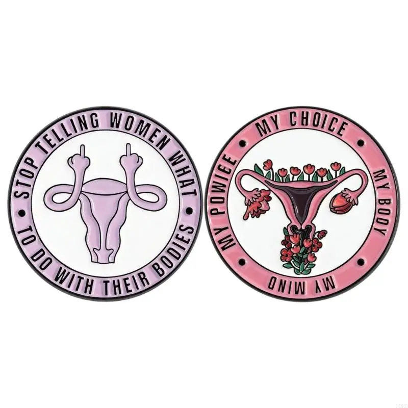 

CORD Modern Uterus Design Brooch High Quality Metal Pin With Polished Finish Trendy Uterus Badge Accessory For Women