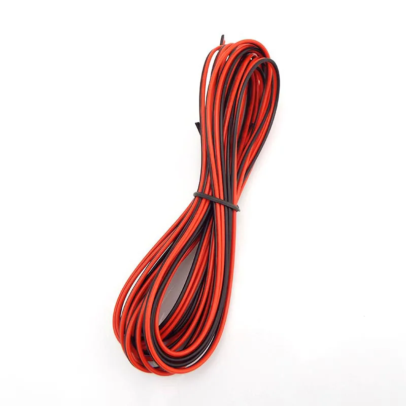 22awg Wire 2pin Tinned Copper Insulated PVC Wired Wire power  supply Cable For CCTV LED Strip Lighting connector Q1
