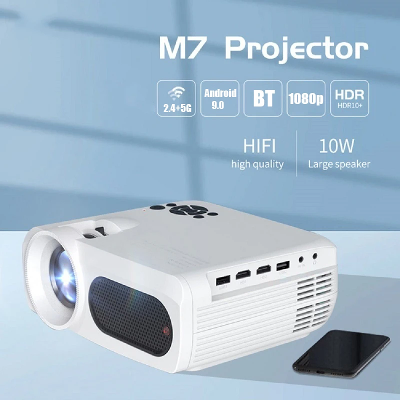 TAIDU Android 4K LED Projector 300ANSI Full HD 1080P Video Home Theater Auto Keystone 5G WiFi Outdoor Travel Portable Proyector