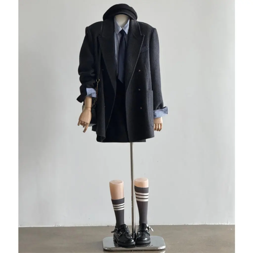 

Women's High-End Woolen Coat Autumn Winter New Style Small Temperament Short Coat for Fashionable Outerwear