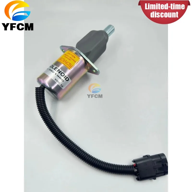 3921978 3918600 3921980 Diesel Engine Spare Parts Fuel Shutoff Solenoid for Cummins 6CT/6CTA 8.3