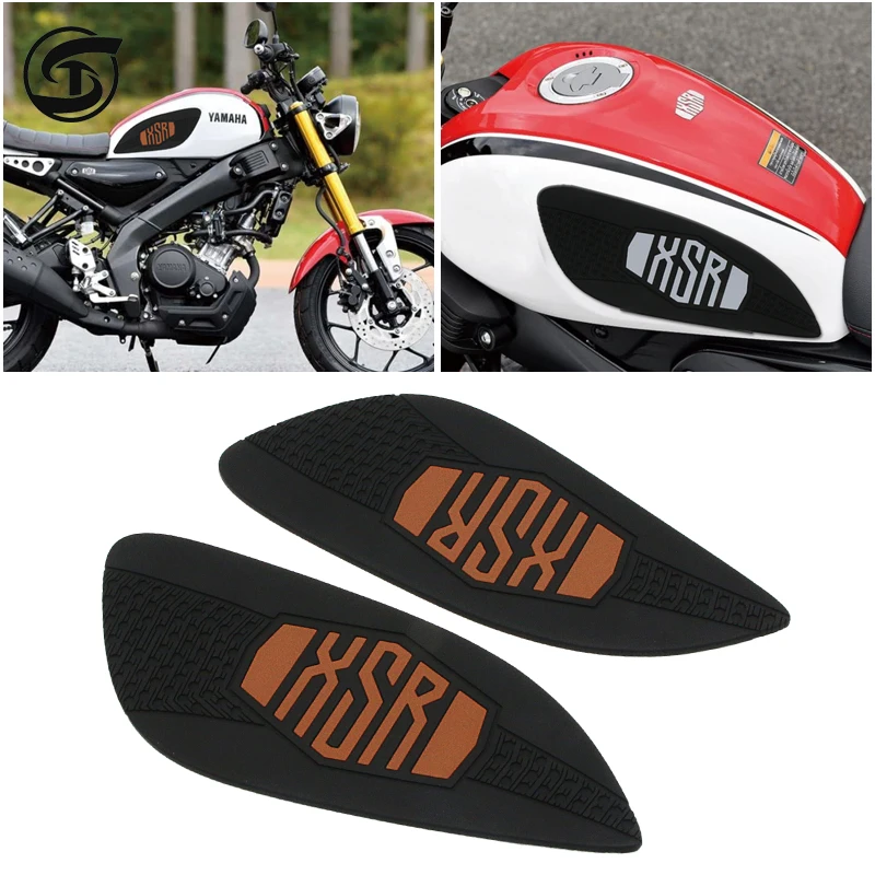 

Motorcycle for Yamaha XSR900 XSR700 XSR 155 900 700 XSR155 Knee Rubber Sticker Gas Fuel Oil Tank Pad Protector Cover Decal