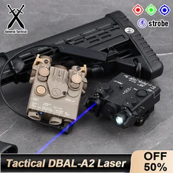 WADSN Airsoft Tactical DBAL A2 Laser Red dot verde blu indicatore obiettivo IR LED luce bianca stroboscopica arma da caccia torcia elettrica