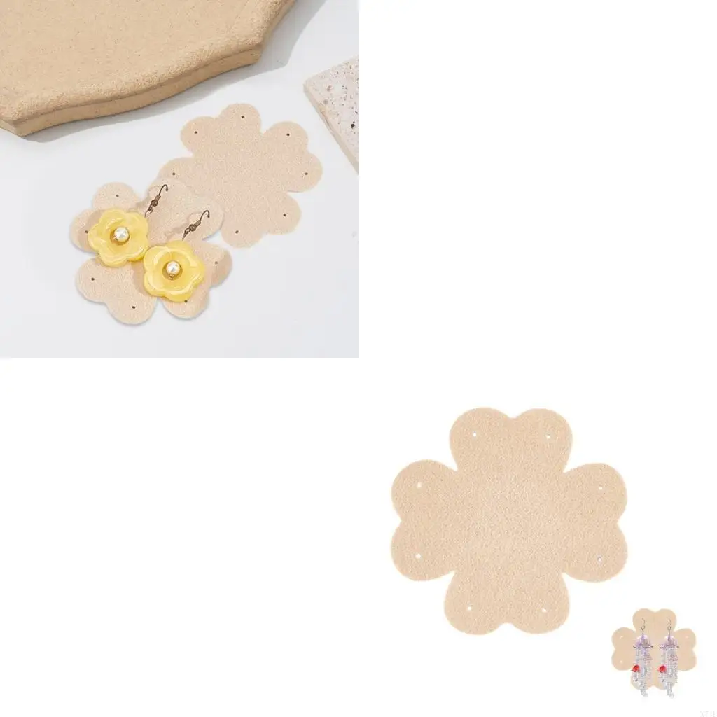 

Pack of 10 Jewelry Display Organizers Felt Pads Travel Storage Pads Felt Texture