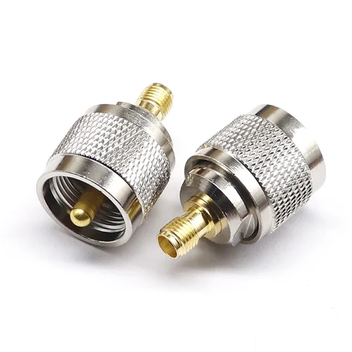Imagen 2 del producto 1 Uds conector 1 Uds adaptador RF UHF-SMA SMA hembra macho a UHF macho PL259 SO239 conector RF adaptador Coaxial
