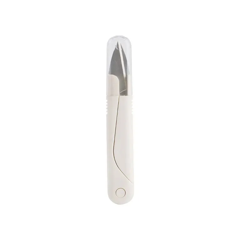 U-shaped round head spring sewing handmade scissors household portable stainless steel cross stitch thread trimmer scissors