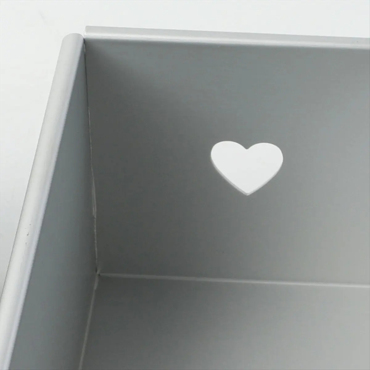 Delighted- Long Cake Baking Pan Flowing Heart Cake Mold Aluminium Alloy Square Bread Loaf Pan with Center Tube DIY Cake Tools-B