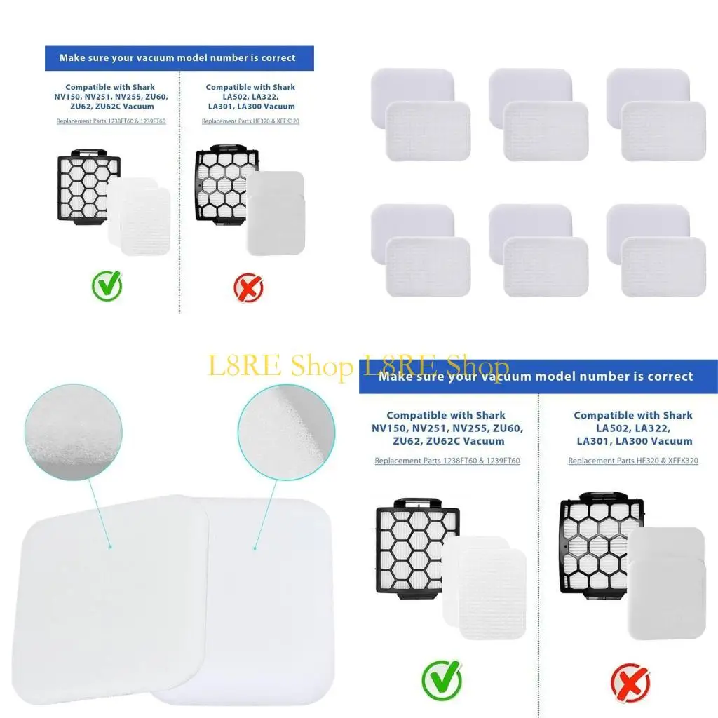 Filtro espuma HEPA HEPA aspiradora casera L8RE para ZU60 ZU62 ZU62C NV251 NV255 NV150 NV151