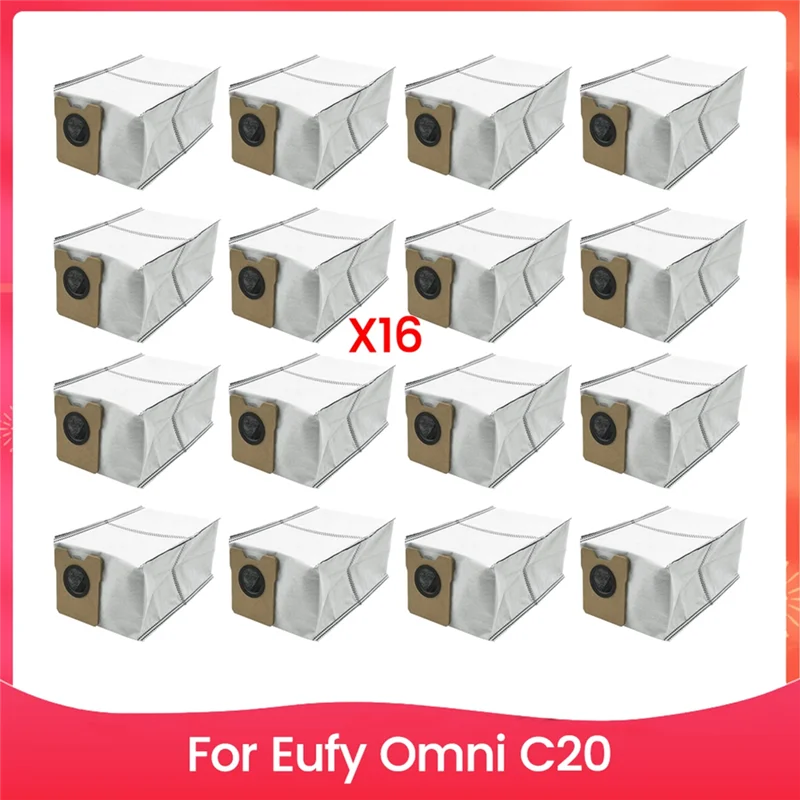 AT28-Vacuum Dust Bag Fit For Eufy Omni C20 Spare Parts Large Capacity Dust Bag Replacement