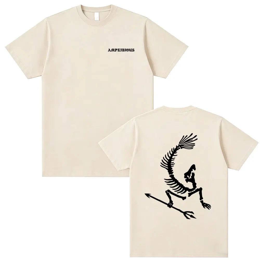 Forward Observations Group T-shirt Vintage Skeleton Graphic T Shirts Men Women Fashion Rock Oversized T-shirts Male Streetwear