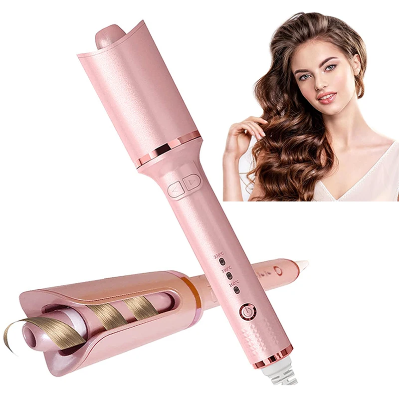 

Cordless Portable Electric Automatic Wireless Hair Curler Heating Hair Care Styling Appliance Magic Curling Iron for Home Travel