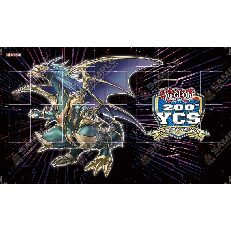 Yu-Gi-Oh! Podkładka pod karty Chaos Emperor Ascension Sky Dragon Diy pojedyncza wersja figurki do zabawy Anime kolekcja gier mata bojowa