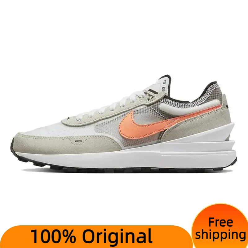 

Nike Waffle One White Orange Trace Sneakers shoes DA7995-103 With Original Box