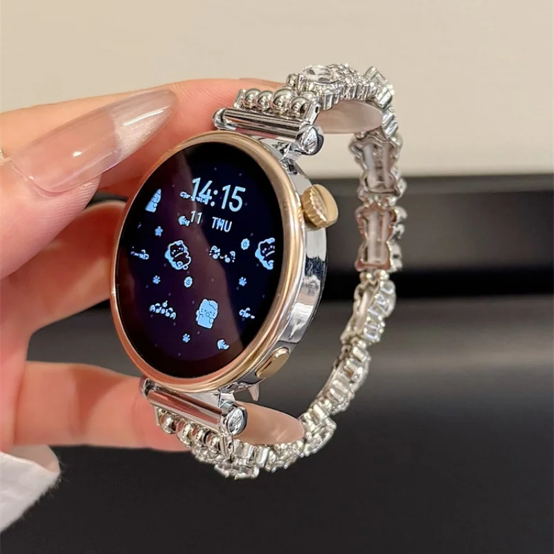 

Love gemstone elasticity is suitable for HW Watch Fit3/Fit4 straps and HW Band 8/9/10NFC handmade straps