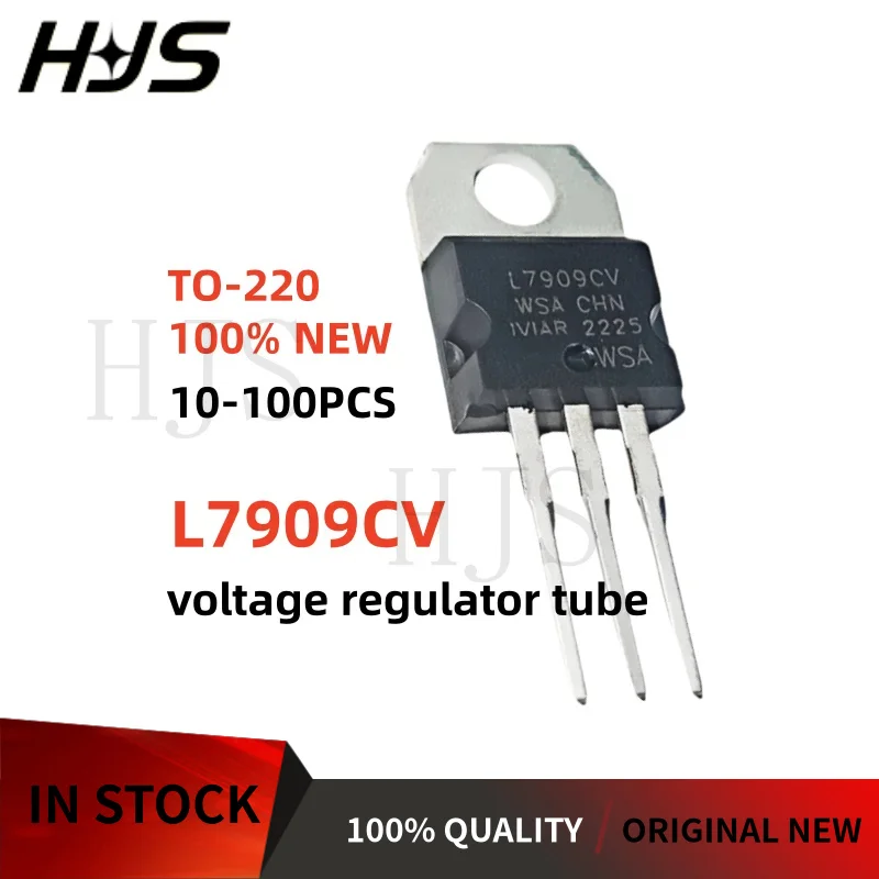 10/100PCS L7909CV L7909 TO-220 Three-terminal voltage regulator Transistor Best quality