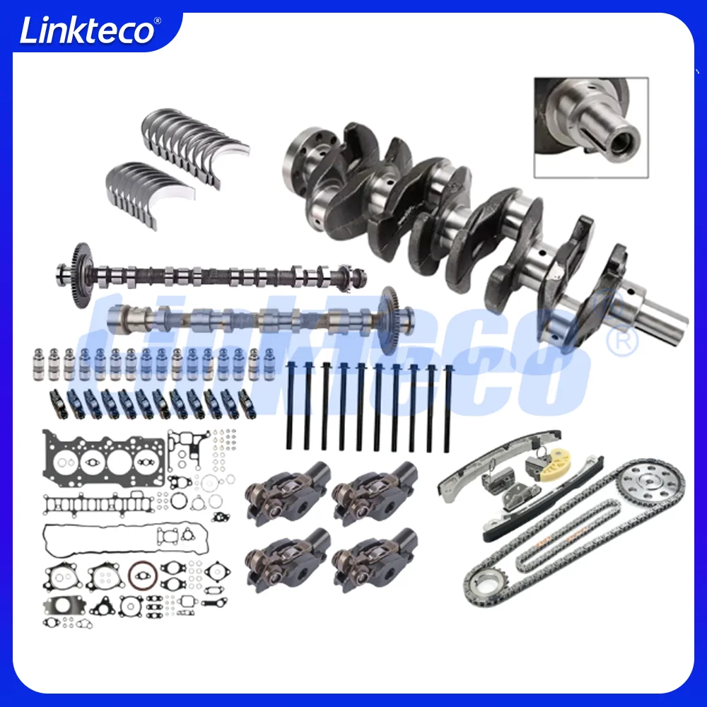 Engine Crankshaft Kit Full Gasket Set Camshaft Rocker Arms Lifter Fit 2.2 D DIESEL SHY1 SHY4 For MAZDA 3 6 CX5 SH01-11-300B