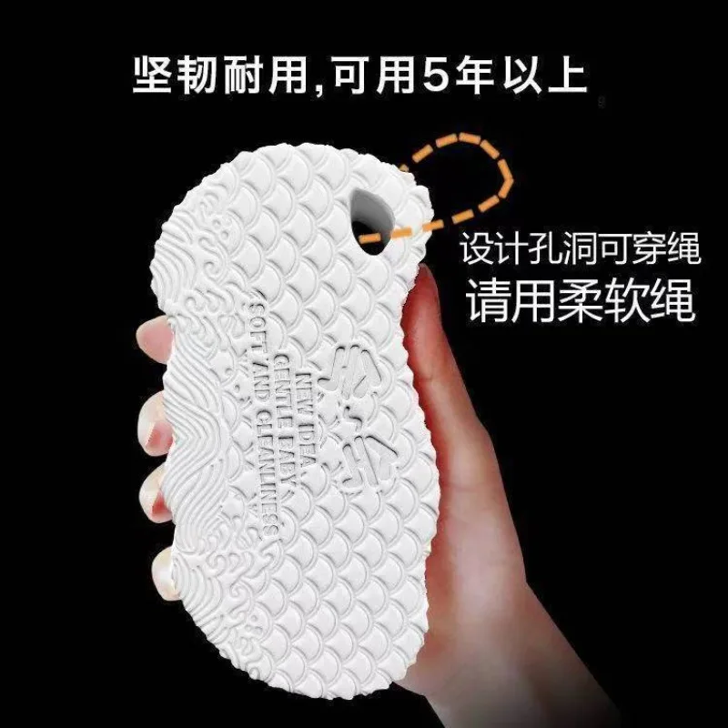 1pc Soft Sponge Body Scrubber Household 3D Body Peeling Dead Skin Exfoliating Painless Massager Sponge Shower Brush Cleaning