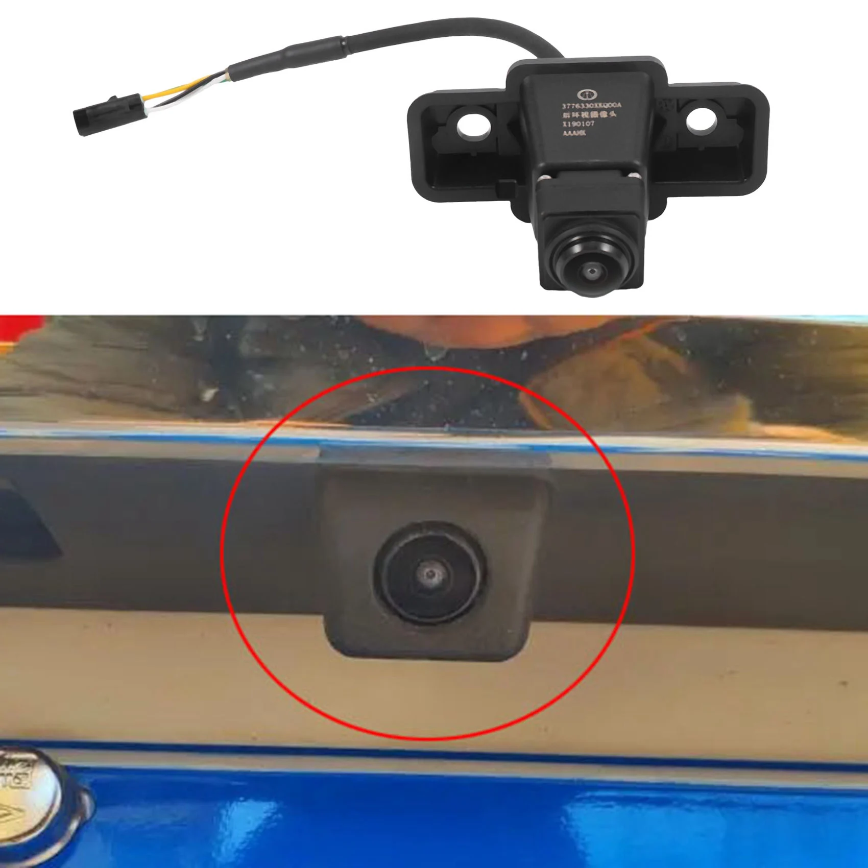 Car Rear View Camera Backup Camera for Haval F7 F7X 3776100XKQ00A