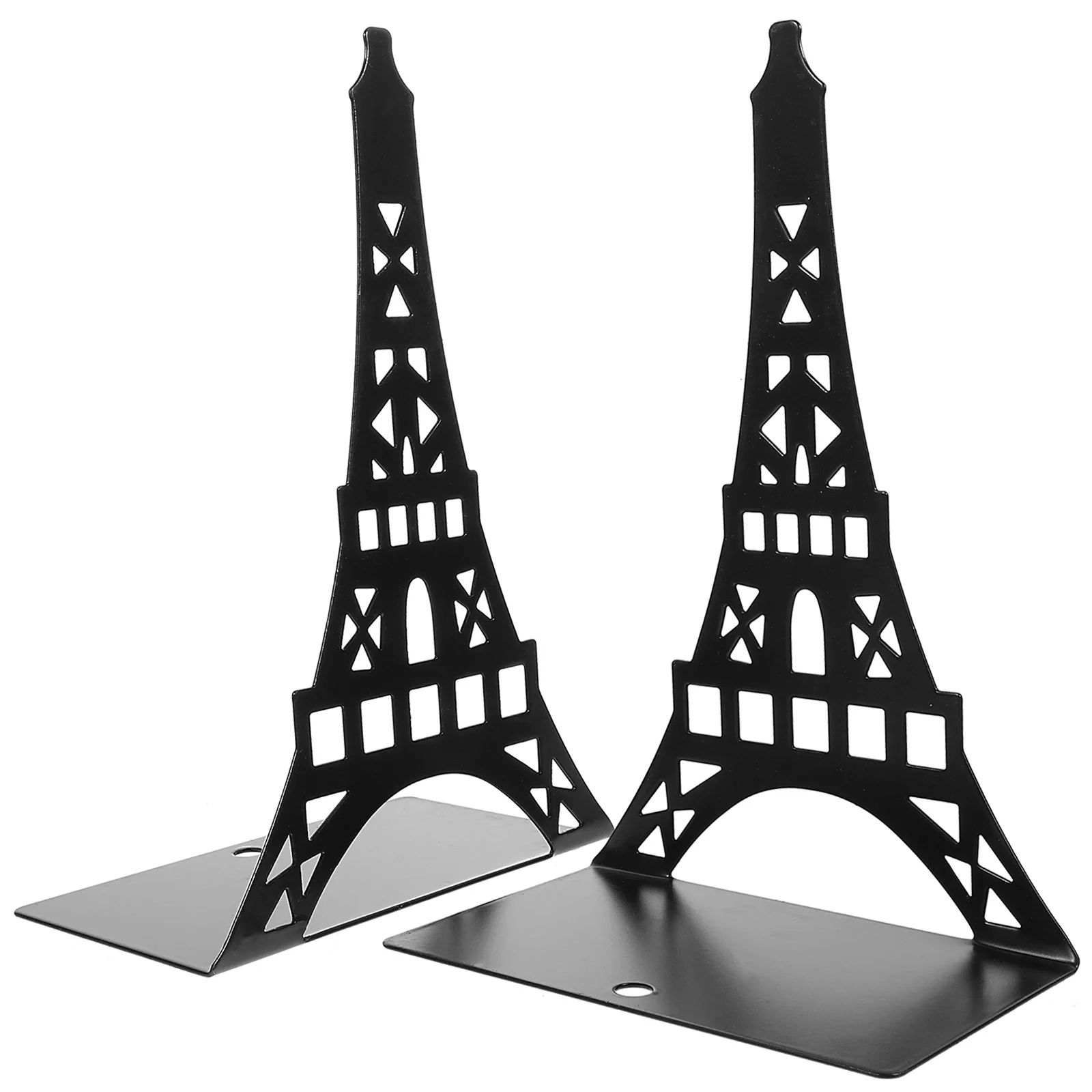 قطعتان من حاملات الكتب المعدنية على شكل برج للمكتب ورف الكتب ومنظم دفتر الملاحظات للمكتب #5