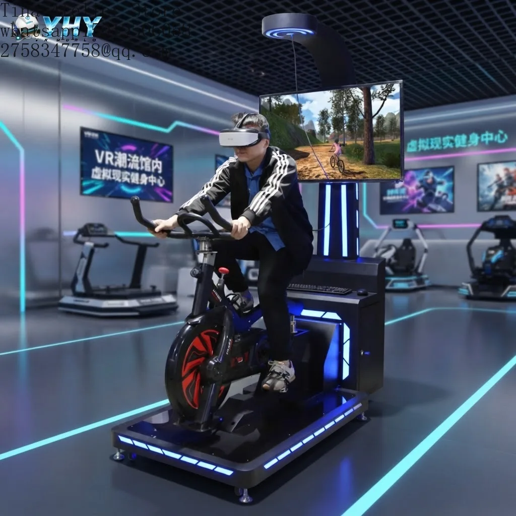 Hot Sale Adults Sport Dynamic Fitness 9D Virtual Reality Simulation Machine Amusement Park Vr Rides Fitness Machine