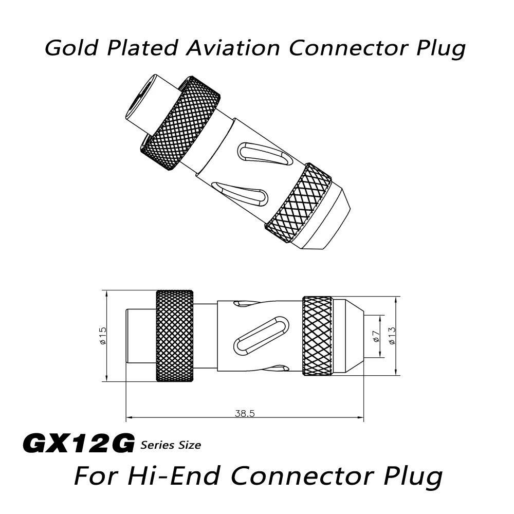 Monosaudio gx12 2 pinos fêmea L88-93 tomada de aviação circular conector do painel de fio com conector de tampa de plástico 5a 125v