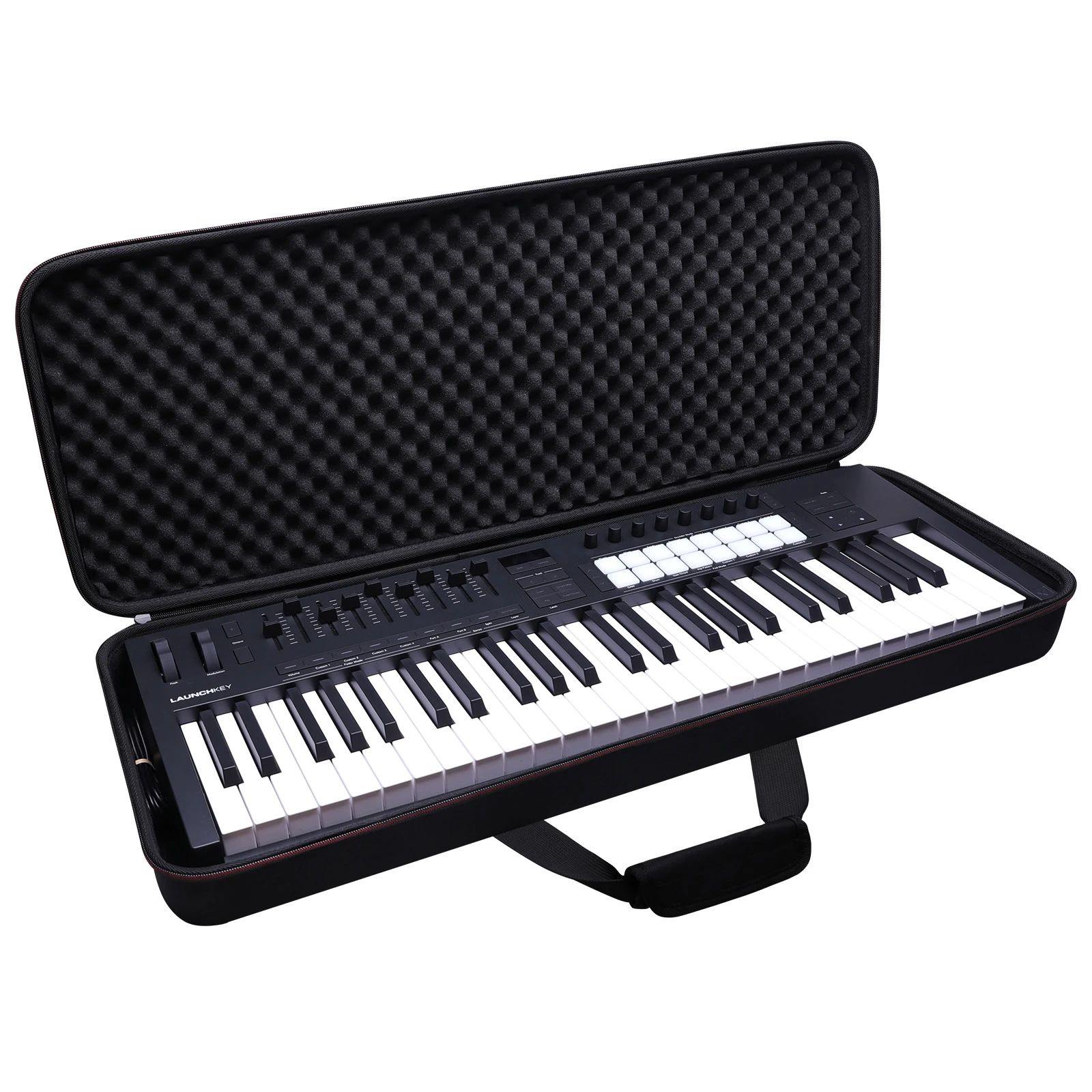 Funda LTGEM MIDI para controlador de teclado MIDI Novation Launchkey 49 MK4, bolsa de almacenamiento (solo funda!)