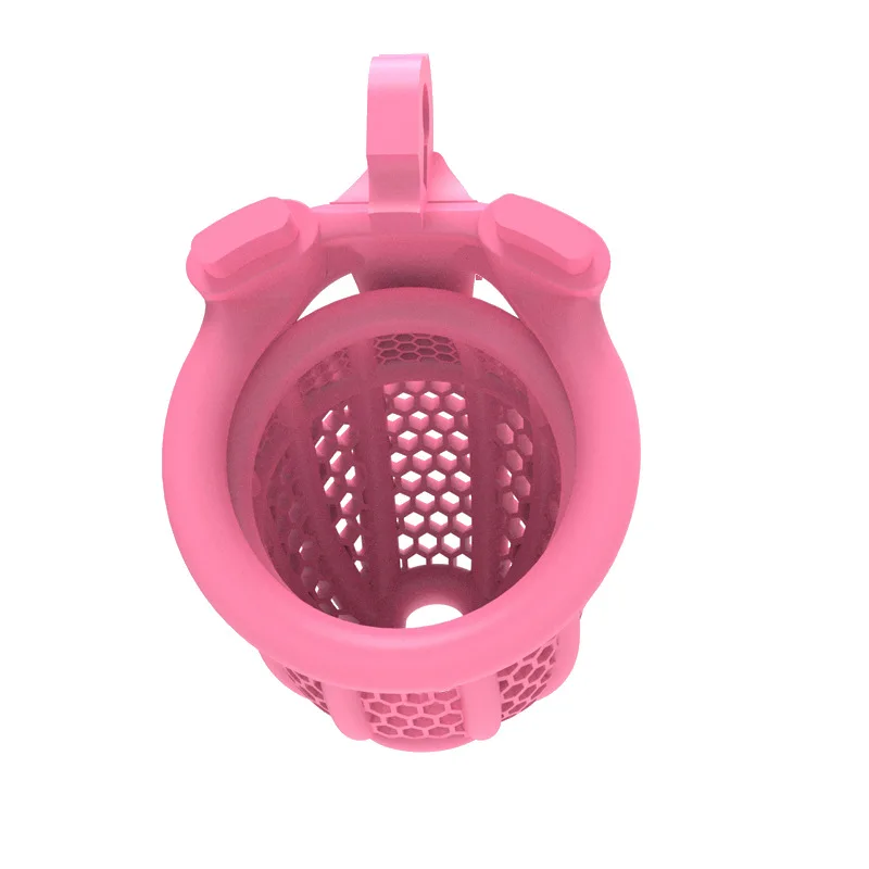 2024 New 3D Beehive Series Bee Chastity Lock Pink Breathable Lightweight Men\'s Chastity Utensil Fun Supplies Sexy Toys for Men