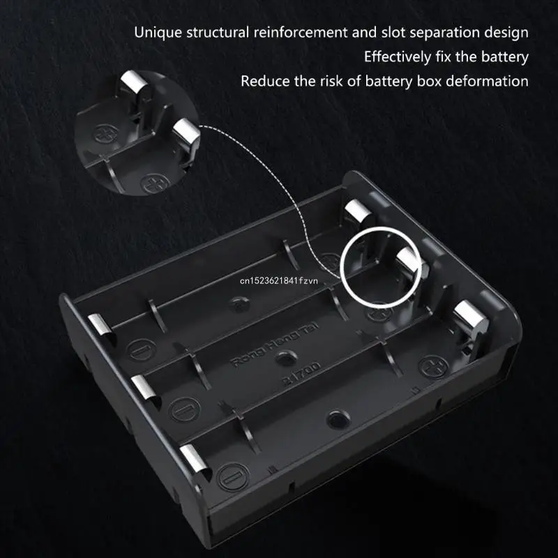 1x 2x 3x 4x 21700 Battery Holder Battery Box 21700 Storage Box Case Dropship