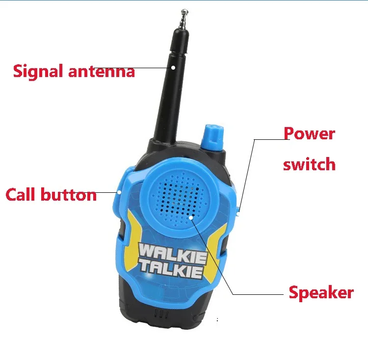 Para 50M Walkie Talkie Mini przenośny ręczny telefon komórkowy Zabawka dla dzieci Dzień Dziecka Prezenty urodzinowe Zabawka domofonowa na zewnątrz