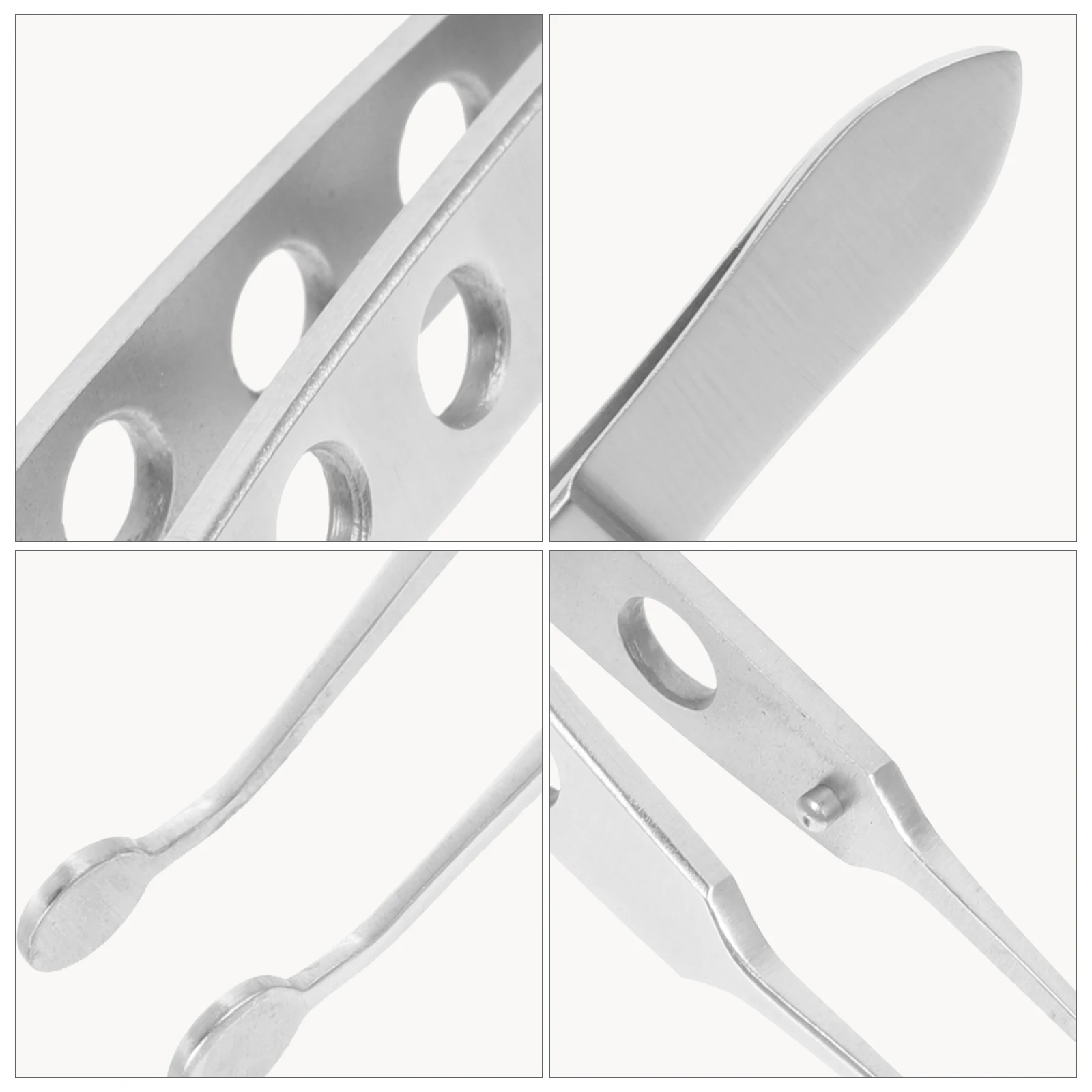 

Stainless Steel Meibomian Gland Massage Tweezers Non Grip Smooth Edges Corrosion Resistant for Hospital